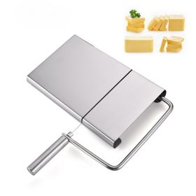 Cheese Slicer with Wire and Board- Stainless Steel