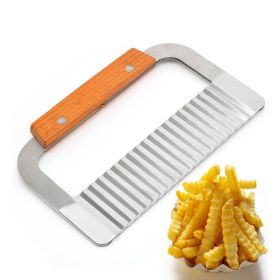 Wide Crinkle Cutter- Stainless Steel Wave Cutter