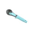 Non-stick Ice Cream Scoop with Easy TPR Material Trigger Release Spoon Anti-Freeze Plastic Lever Scoop