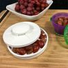 Non-Slip Rapid Slicer-Tomatoes, Grapes, Olives, Chicken, Shrimp, Strawberries