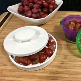 Non-Slip Rapid Slicer-Tomatoes, Grapes, Olives, Chicken, Shrimp, Strawberries