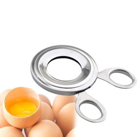 Stainless Steel Boiled Egg Cutter; Eggshell Scissors; Egg Clipper Novelty