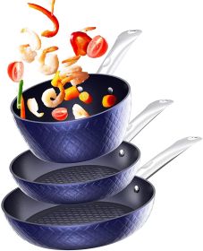 Kitchen Cookware Sets Nonstick Ceramic Bule