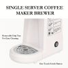 CHULUX Single Cup Coffee Maker Brewer for K-Cup & Ground & Tea Leaf,  Coffee Capsules & Pods, 6 to 12Oz Brew