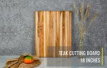 Teak Cutting Board 18 INCH; Pack of 5 Pieces