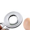 Stainless Steel Boiled Egg Cutter; Eggshell Scissors; Egg Clipper Novelty