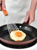 1pc Stainless Steel Frying Shovel For Egg Steak Fish Slice; Non-slip Frying Spatula; Leaky Shovel