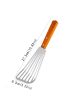 1pc Stainless Steel Frying Shovel For Egg Steak Fish Slice; Non-slip Frying Spatula; Leaky Shovel