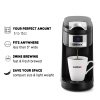 Single Serve Coffee Maker KCUP Pod Coffee Brewer, CHULUX Upgrade Single Cup Coffee Machine Fast Brewing, All in One Simply Coffee Maker