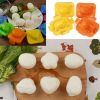 6PCS Cartoon Cute Boil Egg Mold/ Fish Car Heart Shape Egg Sushi Rice Mold/ Decorating Fondant Cake Tool