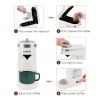 CHULUX Single Cup Coffee Maker Brewer for K-Cup & Ground & Tea Leaf,  Coffee Capsules & Pods, 6 to 12Oz Brew