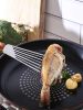 1pc Stainless Steel Frying Shovel For Egg Steak Fish Slice; Non-slip Frying Spatula; Leaky Shovel