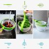 Salad Spinner, Scratch Resistant Spinning Colander