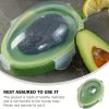 2pcs; Avocado Storage Container; Fruit Storage Container With Avocado Cutter; Fruit And Vegetable Storage Container; Avocado Storage Container For Kit