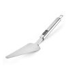 Triangular Spatula Stainless Steel with Serrated Edge has Hanging Loop