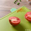 Plastic Cutting Board With Storage Shelf; Chopping Board Set With Color Coded Food Icon