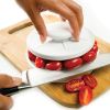 Non-Slip Rapid Slicer-Tomatoes, Grapes, Olives, Chicken, Shrimp, Strawberries