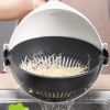 New 9 in 1 Multi-function Magic Rotate Vegetable Cutter with Drain Basket Large Capacity Portable Slicer Chopper Grater Veggie Shredder